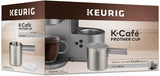 Keurig K-Cafe Coffee Maker, Single Serve K-Cup Pod Coffee, Latte and Cappuccino Maker, Comes with Dishwasher Safe Milk Frother, Coffee Shot Capability, Compatible With all K-Cup Pods, Charcoal