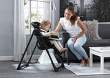 Jeep Classic Convertible High Chair for Babies and Toddlers, Midnight Black