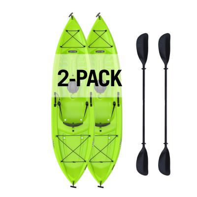 Lifetime Tioga 100 Sit-On-Top Kayak – 2 Pack (Paddles Included) 434