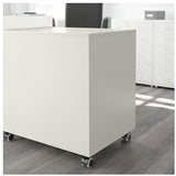 401.962.41 Alex Drawer on Casters, White, 26" Height, 19" Width, 26" Length,