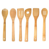 Home Basics Bamboo Kitchen Utensil Set (Set of 6)