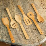 Home Basics Bamboo Kitchen Utensil Set (Set of 6)