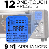 Power Air Fryer Oven 360 | 2020 Model | Special Edition | 9-in-1 Multi Cooker | Free Emeril’s Recipe Book Included |Digital Display, Slick Design, Ultra Quiet, 12 Preset Programs | With Special 1 Year Warranty | As Seen On TV
