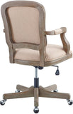 Linon Chair, Rustic Brown