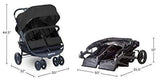 Scooter X2 Double Stroller, Black