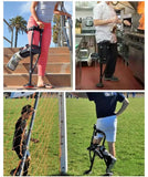 Knee Scooter/Knee Walker/Mobility Scooter/Knee Crutch/Ankle Brace for Sprained Ankle/Hands Free Knee Crutch/Alternative for Crutches and Knee Scooters