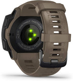 Garmin Instinct Tactical Edition GPS Watch and 2200 mAh Power Bank Bundle (Tactical Coyote Tan)