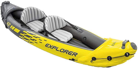 Kayak Inflatable Thick, Wear-Resistant Fishing Boat, Fast Canoe, 2 Persons