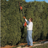 BLACK+DECKER 18 in. 20V MAX Lithium-Ion Cordless Pole Hedge Trimmer (Tool Only)