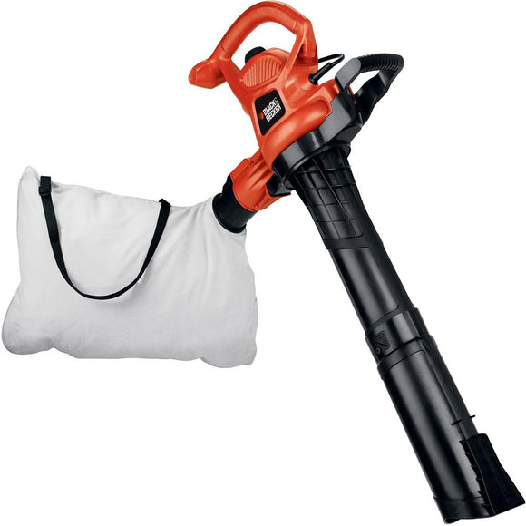 BLACK+DECKER 230 MPH 385 CFM 12-Amp Corded Electric 3-in-1 Handheld Leaf Blower/Vacuum/Mulcher