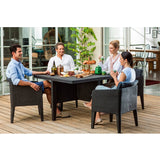 Columbia Outdoor Dining Table 5pc Set