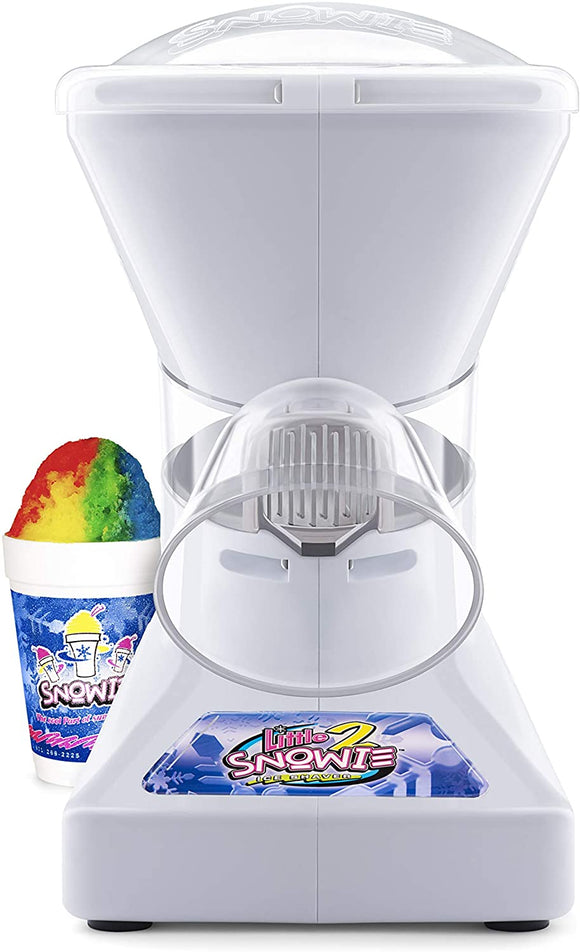 Little Snowie 2 Snow Cone Machine – Premium Shaved Ice Maker, With Powder Sticks Syrup Mix