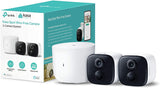 Kasa 2 Camera Home Security System Wireless Outdoor & Indoor | Siren | Night Vision | HD 1080p | Motion Detection | Rechargable | Works w/Alexa and Google (KC310S2)