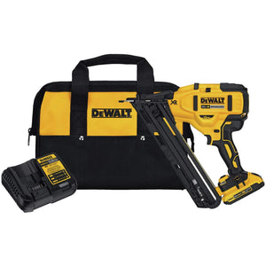 Dewalt DCN650D1R 20V MAX XR 15 Gauge Cordless Angled Finish Nailer (Renewed)