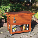 B07QNGKSVT Wooden Party Cooler, Brown Wood