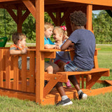 Skyfort II Wooden Swing Set 16