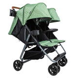 The Twin+ Luxe ( XL2) – Best Double Stroller – Everyday Twin Stroller with Umbrella – UPF 50+ – Tandem Capable