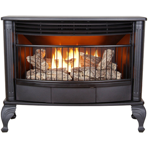 ProCom Ventless Dual Fuel Stove – 25,000 BTU, Model QNSD250T, Black