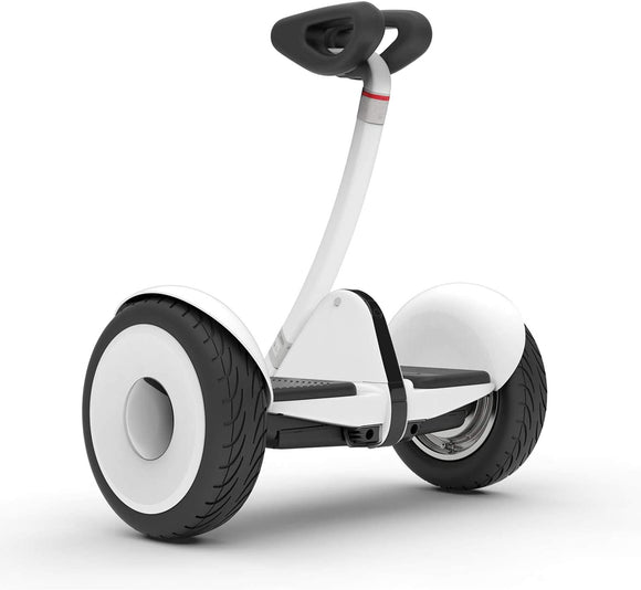 Segway Ninebot S Smart Self-Balancing Electric Scooter with LED light, Portable and Powerful, White