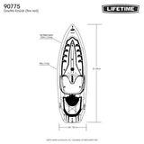 Daylite 80 Sit-On-Top Kayak (Paddle Included) 190