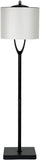 Light Your Patio LED Cordless Rechargeable Weatherproof Outdoor Table Lamp, Floor Lamp, Hanging Lamp Combination with Sunbrella Shade, Matte Black Finish
