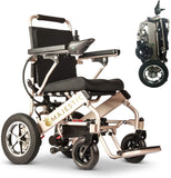 2020 New Folding Ultra Lightweight Electric Power Wheelchair, Silla de Ruedas Electrica, FDA Approved and Air Travel Allowed, Heavy Duty, Mobility Motorized, Portable Power (17.5" Seat Width)