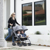 JOOVY Twin Groove Ultralight Umbrella Stroller, Charcoal
