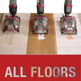 All-in-One Floor Cleaner; Eliminate Tough Stains, Dirt, and Odors from Both Carpeted and Sealed Hardwood Surfaces