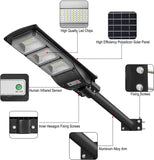 LOVUS 6000LM Solar Street Light, LED Solar Power Street Light with Motion Sensor and Light Control Super Bright, ST60-039