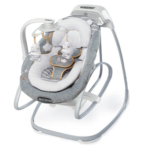 Boutique Collection Smart Size Gliding Swing & Rocker, Bella Teddy