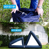 Jumbo 20 Feet Inflatable Outdoor and Indoor Theater Projector Screen – Includes Inflation Fan, Tie-Downs and Storage Bag – Supports Front and Rear Projection