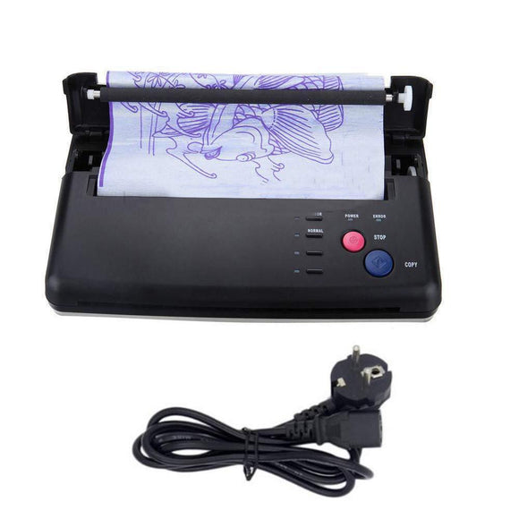 Pro Black Tattoo Transfer Copier Printer Machine Thermal Stencil Paper Maker, Shipping from US