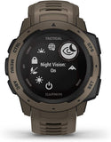Garmin Instinct Tactical Edition GPS Watch and 2200 mAh Power Bank Bundle (Tactical Coyote Tan)