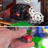 Music Fight My World Organs cave Children's Educational Building Blocks boy Toy