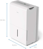 4,500 Sq. Ft Energy Star Dehumidifier for Extra Large Rooms and Basements – Efficiently Removes Moisture to Prevent Mold, Mildew and Allergens