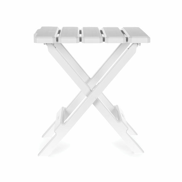 Camco 51685 Adirondack Folding Table Small – White – 51685