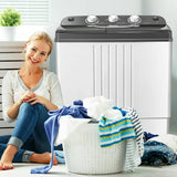 Combo 20LBS Portable Semi-Automatic Mini Washer And Dryer Machine