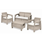Corfu Set Sand Colour Sofa Set + FREE DELIVERY