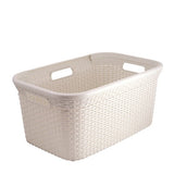 Rattan Style Rect Basket 45L