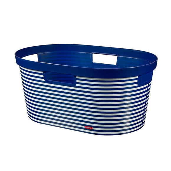 Infinity Laundry Basket 40L Designs Blue Indigo