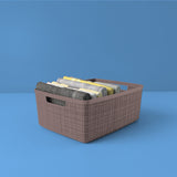 Jute Medium Basket 12L Peppercorn