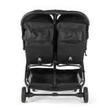 3Dpac CS+ Double Stroller, Black – Car Seat Compatible Baby Stroller – Lightweight Stroller with Convenient One-Hand Fold, Reclining Seats, Two Extra-Large Canopies & Parent Friendly Features