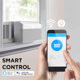 U Inverter Window Air Conditioner 8,000BTU, The First U-Shaped AC with Open Window Flexibility, Easy & Quick Installation,Extreme Quiet, 35% Energy Saving, WiFi,Alexa,Remote, Bracket Included