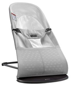 BABYBJORN Bouncer Balance Soft – Silver/White, Mesh