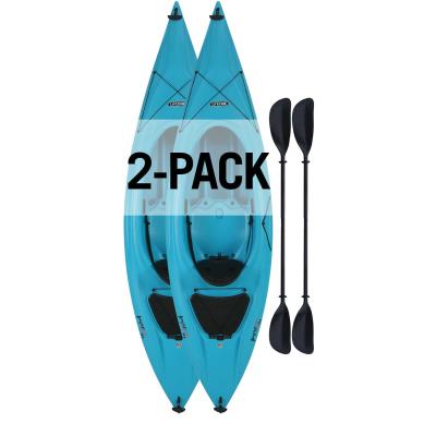 Lifetime Payette 98 Sit-In Kayak – 2 Pack (Paddles Included) 428