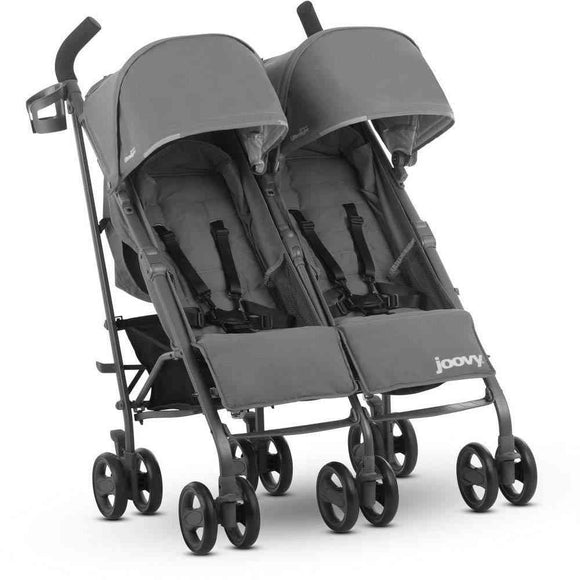 JOOVY Twin Groove Ultralight Umbrella Stroller Charcoal