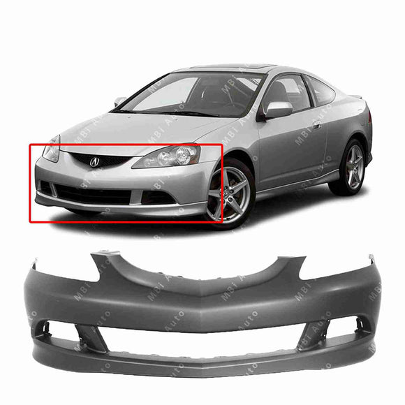 MBI AUTO – Primered Front Bumper Cover Fascia for 2005 2006 Acura RSX 05 06 AC1000154