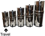 Travel Berkey Water Filter with 2 Black Berkey Filters and 2 PF2 Fluoride Filters