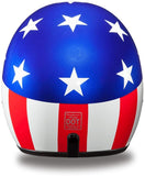 Daytona Helmets Motorcycle Open Face Helmet Cruiser- Captain America 100% DOT Approved