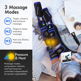 Reathlete Leg Massager, Air Compression for Circulation Calf Feet Thigh Massage, Muscle Pain Relief, Sequential Boots Device with Handheld Controller with Knee Heat Function